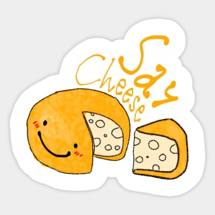 Say Cheese Sticker
